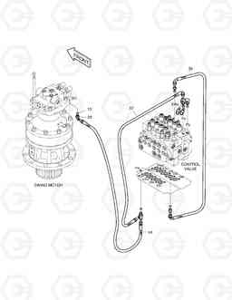 6960 PILOT PIPING(5) SOLAR 140LC-V, Doosan