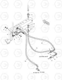 6980 MAIN PIPING-ARTI-BOOM SOLAR 140LC-V, Doosan