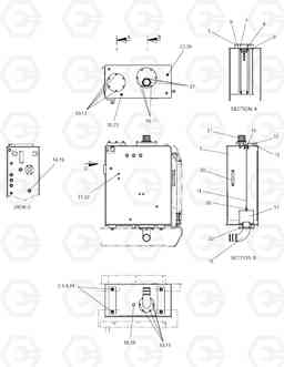 1160 OIL TANK SOLAR 140W-V RAIL WA, Doosan