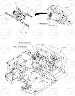 1540 ELECTRIC PARTS-ENGINE SOLAR 140W-V RAIL WA, Doosan