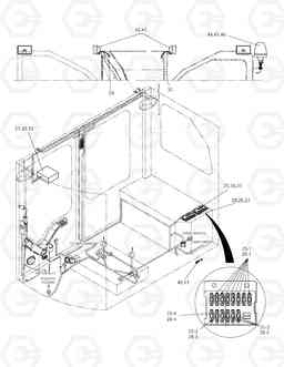 1600 ELECTRIC PARTS-CABIN(2) SOLAR 140W-V RAIL WA, Doosan