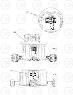 2140 COUPLING ATTACH. SOLAR 140W-V RAIL WA, Doosan