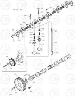 006 VALVE MECHANISM SOLAR 175LC-V, Doosan