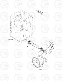 1210 OIL COOLER PIPING(2) SOLAR 175LC-V, Doosan