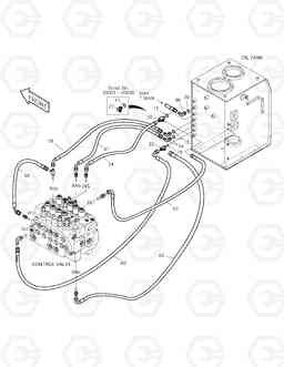 1330 PILOT PIPING(5) SOLAR 175LC-V, Doosan