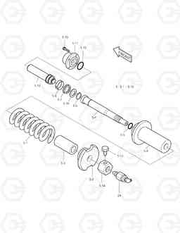 2131 TRACK SPRING SOLAR 175LC-V, Doosan