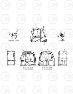 5120 CABIN NAME PLATE-EUROPE SOLAR 175LC-V, Doosan