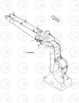 6590 WORKING LAMP ASS'Y-ARTI.BOOM SOLAR 175LC-V, Doosan