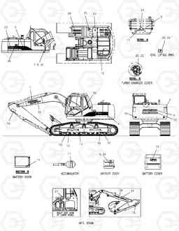 6890 NAME PLATE SOLAR 175LC-V, Doosan