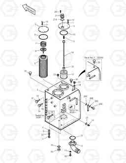 1190 OIL TANK SOLAR 170LC-V, Doosan