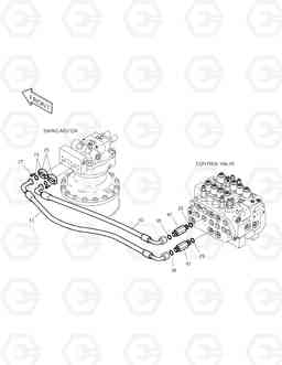 1270 MAIN PIPING(4)-SWING SOLAR 170LC-V, Doosan