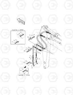 3115 ARM PIPING-ARM 2.6m(ONE & TWO WAY) SOLAR 170LC-V, Doosan