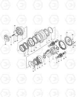 4130 TRAVEL REDUCTION GEAR SOLAR 170LC-V, Doosan