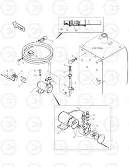 6330 FUEL FILLER PUMP SOLAR 170LC-V, Doosan