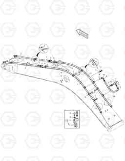 1810 BOOM PIPING-BOOM 5.9m(ONE WAY) SOLAR 255LC-V, Doosan