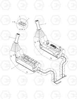 1850 JOYSTICK VALVE ASS'Y-3 SWITCH SOLAR 255LC-V, Doosan