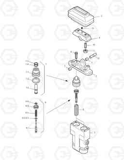 4340 PEDAL VALVE SOLAR 255LC-V, Doosan