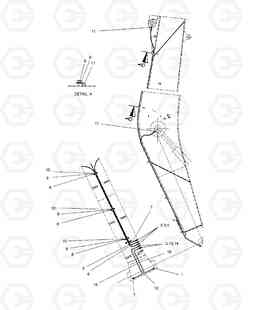 6860 LUBRICATION PIPING-BOOM 10m SOLAR 255LC-V, Doosan