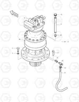 1170 SWING DEVICE SOLAR 210W-V, Doosan