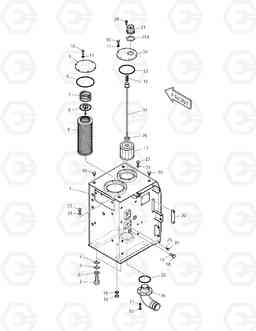 1190 OIL TANK SOLAR 210W-V, Doosan