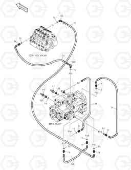 1420 PILOT PIPING(13) SOLAR 210W-V, Doosan