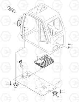 1560 CABIN MOUNTING SOLAR 210W-V, Doosan