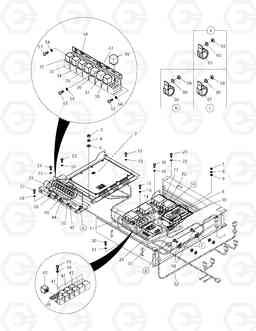 1750 ELECTRIC BOX ASS'Y-ELECTRIC PARTS SOLAR 210W-V, Doosan