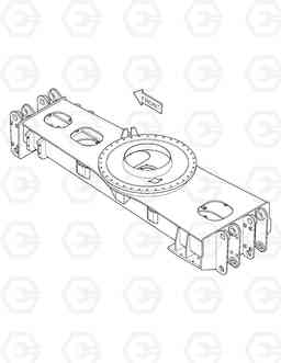 2100 CHASSIS FRAME-PIN TYPE SOLAR 210W-V, Doosan