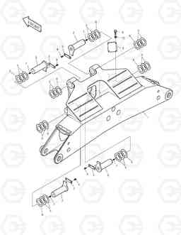 6230 OUTRIGGER-REAR SOLAR 210W-V, Doosan