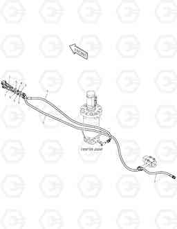 6260 BLADE & O/RIGGER PIPING-PIN TYPE SOLAR 210W-V, Doosan