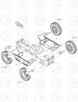 6270 POWER TRAIN-SINGLE TYRE OPT. SOLAR 210W-V, Doosan