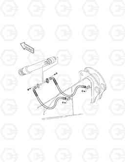 6310 ARM PIPING-ARM 2.0m SOLAR 210W-V, Doosan