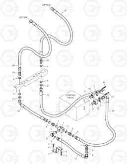 6690 MAIN PIPING-ARTI.BOOM-1 & 2 WAY SOLAR 210W-V, Doosan