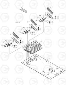 6790 FLOOR ASS'Y-MULTI PIPING SOLAR 210W-V, Doosan