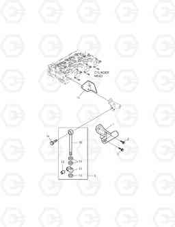 017 ALTERNATOR MOUNTING SOLAR 155LC-V, Doosan