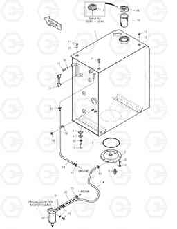 1180 FUEL TANK SOLAR 155LC-V, Doosan