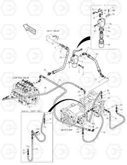 1290 PILOT PIPING(1) SOLAR 155LC-V, Doosan