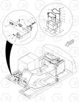 1700 ELECTRIC PARTS(5)-BATTERY SOLAR 155LC-V, Doosan