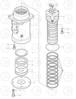 2175 CENTER JOINT-BLADE SOLAR 155LC-V, Doosan