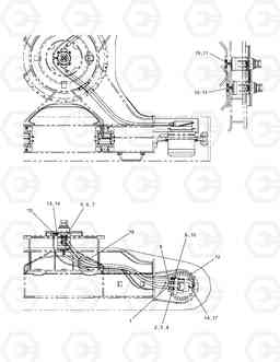 7030 PIPING PROPELL SOLAR 155LC-V, Doosan