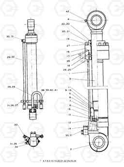 6330 ARM CYLINDER-SHORT ARM SOLAR 130-III    , Doosan