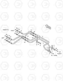 6200 FRONT DOZER PIPING(1)-BOLTING TYPE SOLAR 130W-V, Doosan