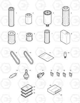 5110 SPARE PARTS SOLAR 200W-V, Doosan