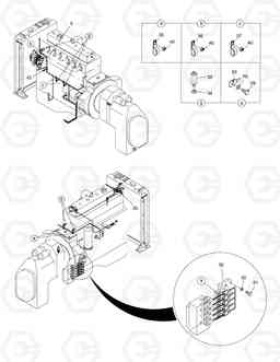 1610 ELECTRIC WIRING(2)-ENGINE MEGA 200-III, Doosan