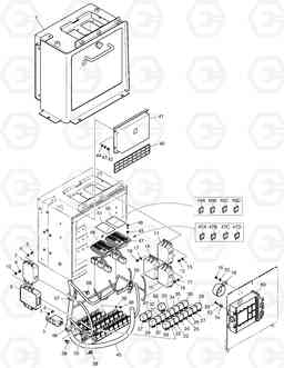 5420 ELECTRIC BOX - FINGER REMOCON (GERMAN) DL400, Doosan