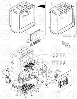 1410 ELECTRIC BOX - FNR LEVER DL500, Doosan