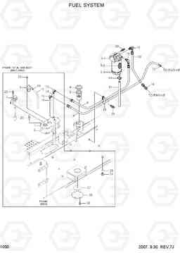 1050 FUEL SYSTEM 100/120/135/160D-7, Hyundai