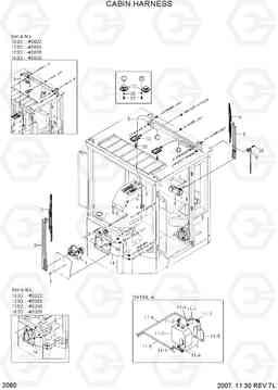 2060 CABIN HARNESS 100/120/135/160D-7, Hyundai