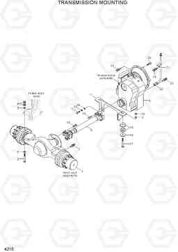 4210 TRANSMISSION MOUNTING 100/120/135/160D-7, Hyundai