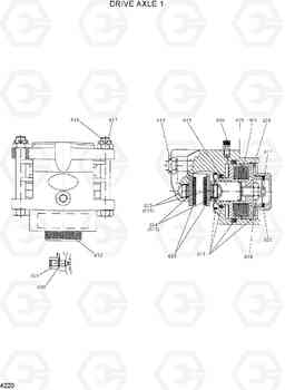 4220 DRIVE AXLE 1 100/120/135/160D-7, Hyundai